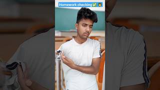 Homework checking?|indian School|#shorts #indian #schoollife