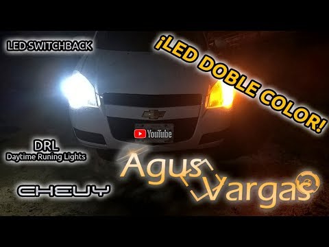 LED Doble Color en Direccionales Delanteras de Chevrolet Chevy C3 | LED Switchback | Agus Vargas