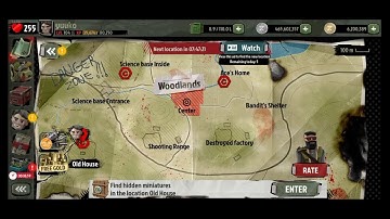 puzzle (collectible miniatures) in (Old House) MAP WOODLAND IN GAME THE WALKING ZOMBIE 2