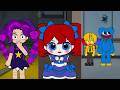 Huggy Wuggy Tries To Hug Player!? Dam dam dididi Complitation (Poppy Playtime Animation)
