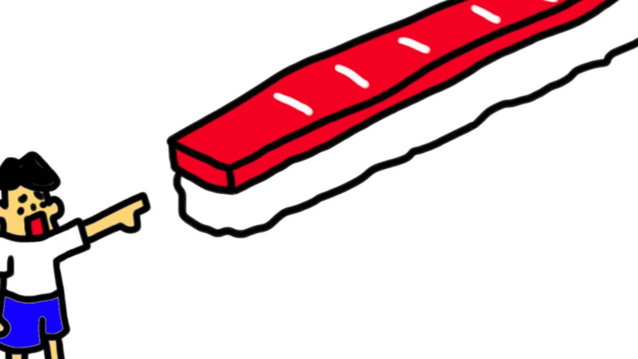 2 クソ店員「シャクレ田クソ衛門」寿司屋編[シュールアニメ] - YouTube