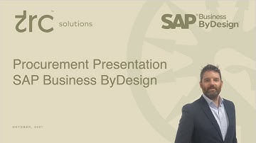 SAP Business ByDesign Procurement Presentation - TRC Solutions (October 2021)