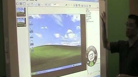 Ebeam Smart Board integrated in Projector Mount