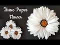 How to make flower from paper tissue paper flower craft