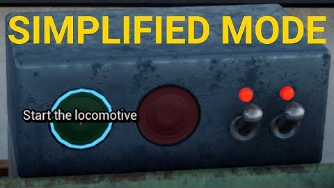 Trans-Siberian Railway Simulator - Control module that provides a simplified locomotive control mode