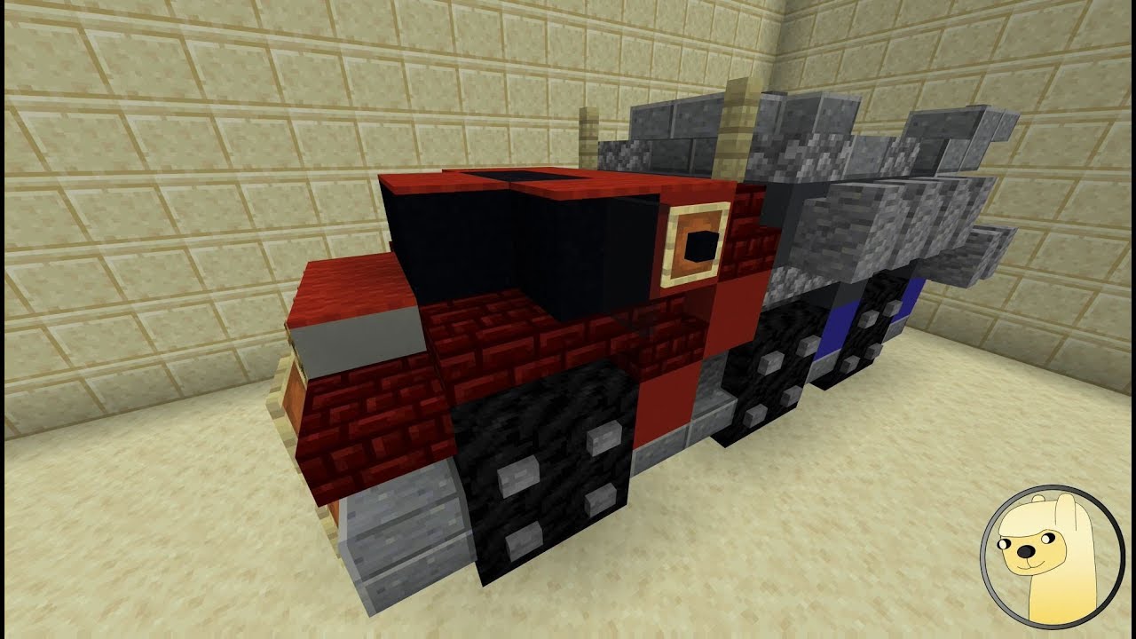 Minecraft - How To Build Transformers Prime Beast Hunters Optimus Prime! camera iphone 8 plus apk