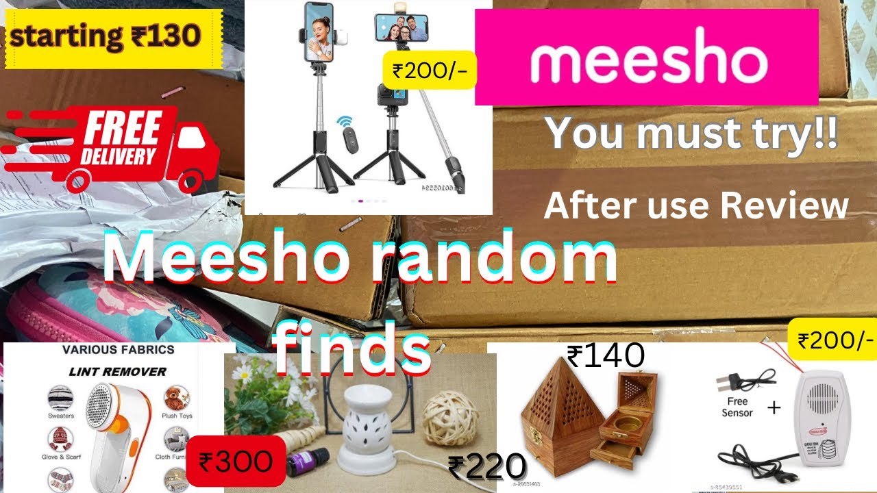 Meesho Random Finds🤔latest useful meesho products👉 starting ₹200/💁 use
