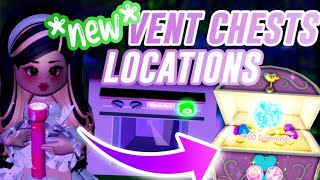 ALL VENT CHEST LOCATIONS | BATHING QUARTERS *WAVE 6* ROYALE HIGH SCHOOL