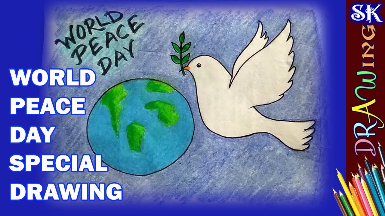 World Peace Day or International Peace Day Special Drawing, 21st