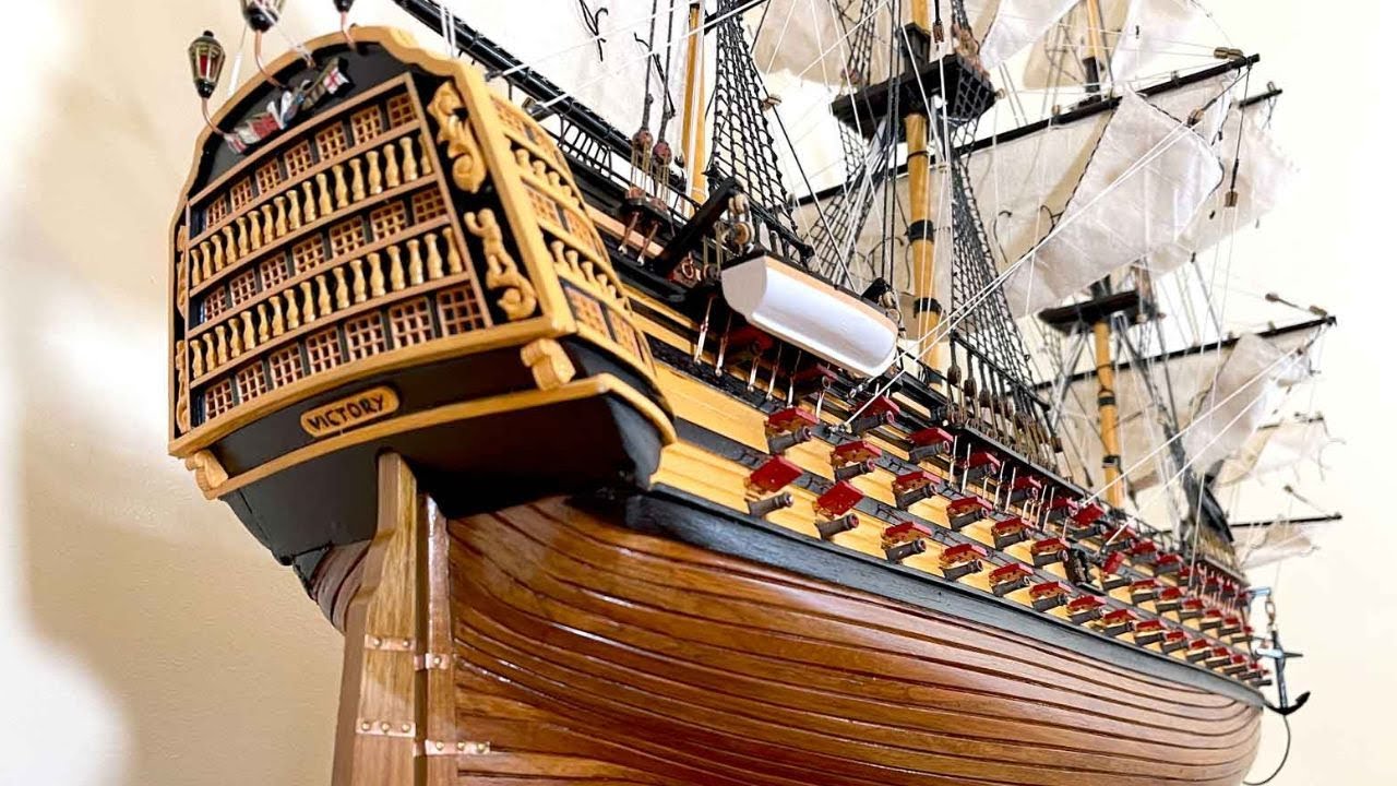 HMS Victory Large Scale Model Ship YouTube