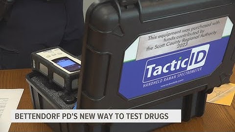 Bettendorf Police Dept. using new high tech drug detection device