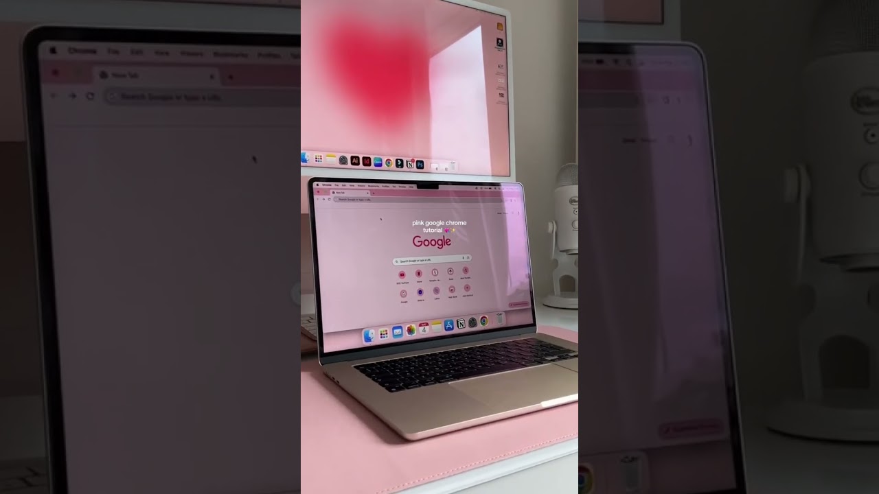 Pink Google Chrome Tutorial ๐#macbookair