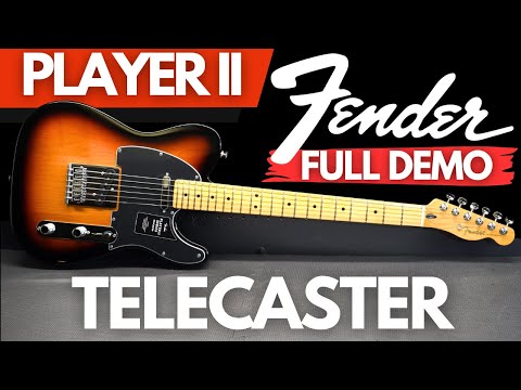 Лівостороння електрогітара FENDER PLAYER II TELECASTER LH MN 3TS, відео 1