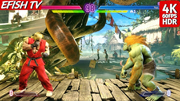 Ken vs Blanka (Hardest AI) - Street Fighter 6 | PS5 4K 60FPS
