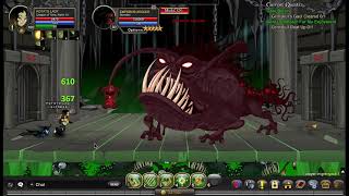 AQW - Gaol Dungeon with ONE CLASS (No Potions)