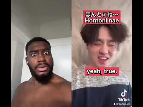 Black person speaking Japanese meme