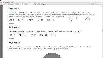 AMC8 2018 Problem 13