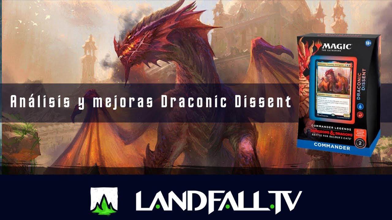 Análisis y mejoras Draconic Dissent Battle for Baldurs Gate EDH