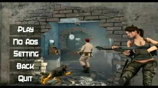 front line female commando FPS action game screenshot 1