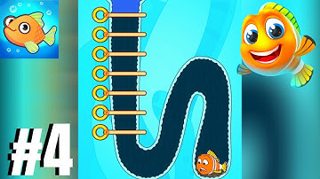 Save The Fish Level 41 42 43 44 45 Gameplay Walkthrough #4