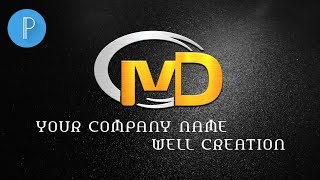 M D Logo Design Professional Logo Pixellab Design Well Creation 2020