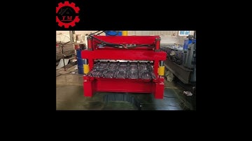 glazed tile double layer roll forming machine