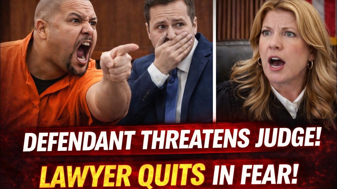 Shocking Scene as Defendant Threatens Judge — Lawyer Immediately Resigns