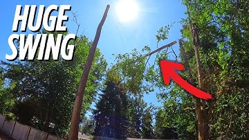 BEST Tree Rigging Gear For Swinging These HUGE Tree Tops!