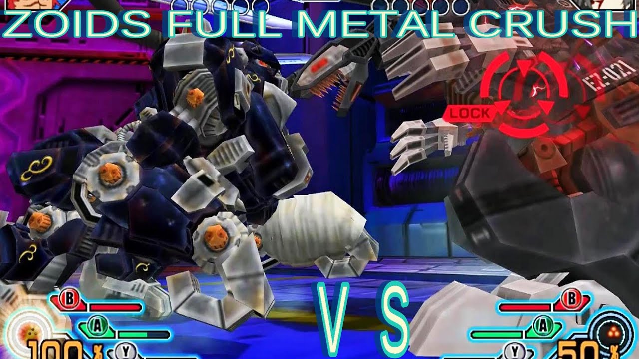 ZOIDS FULL METAL CRUSH GZ-014 DEADLY KONG VS EZ-021 DEATH SAURER