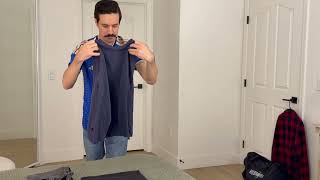 Vince Panaro does laundry