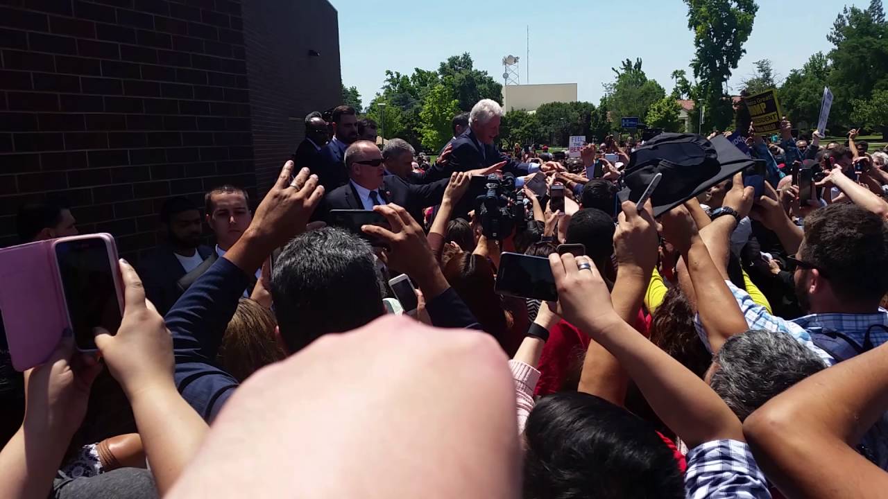 President Clinton at Fresno State May 23 2016 YouTube