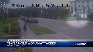 Video shows senior citizen injured in violent robbery in West Palm Beach