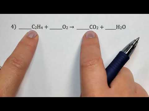 Video Balancing Combustion of C2H4 - youtube