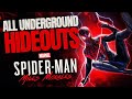 Spiderman: Miles Morales all underground Hideouts (Stealth) PS5