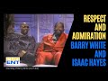 Capture de la vidéo Respect And Admiration Between Isaac Hayes And Barry White Interview Must Watch