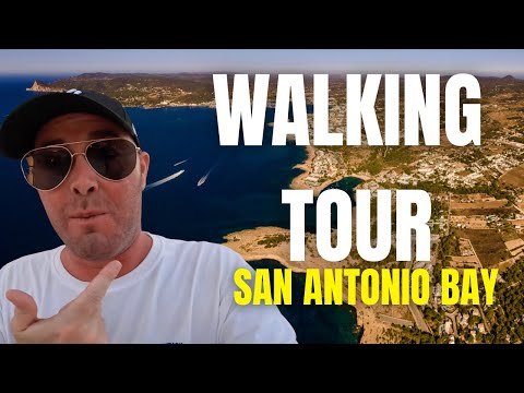 Ibiza, Spain 4K Walking Tour San Antonio Bay