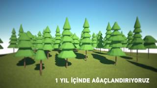 Orman ve Su İşleri Bakanlığı Yanan Ormanların Agaclandirma Animasiyon filmi 01.02.2017