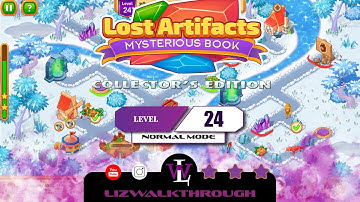 Lost Artifacts 6 - Level 24 - Mysterious Book - Normal Mode