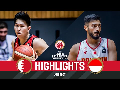 BRN 🇧🇭 v INA 🇮🇩 | Basketball Game Highlights | FIBA Olympic Pre-Qualif Tournament 2023 Syria