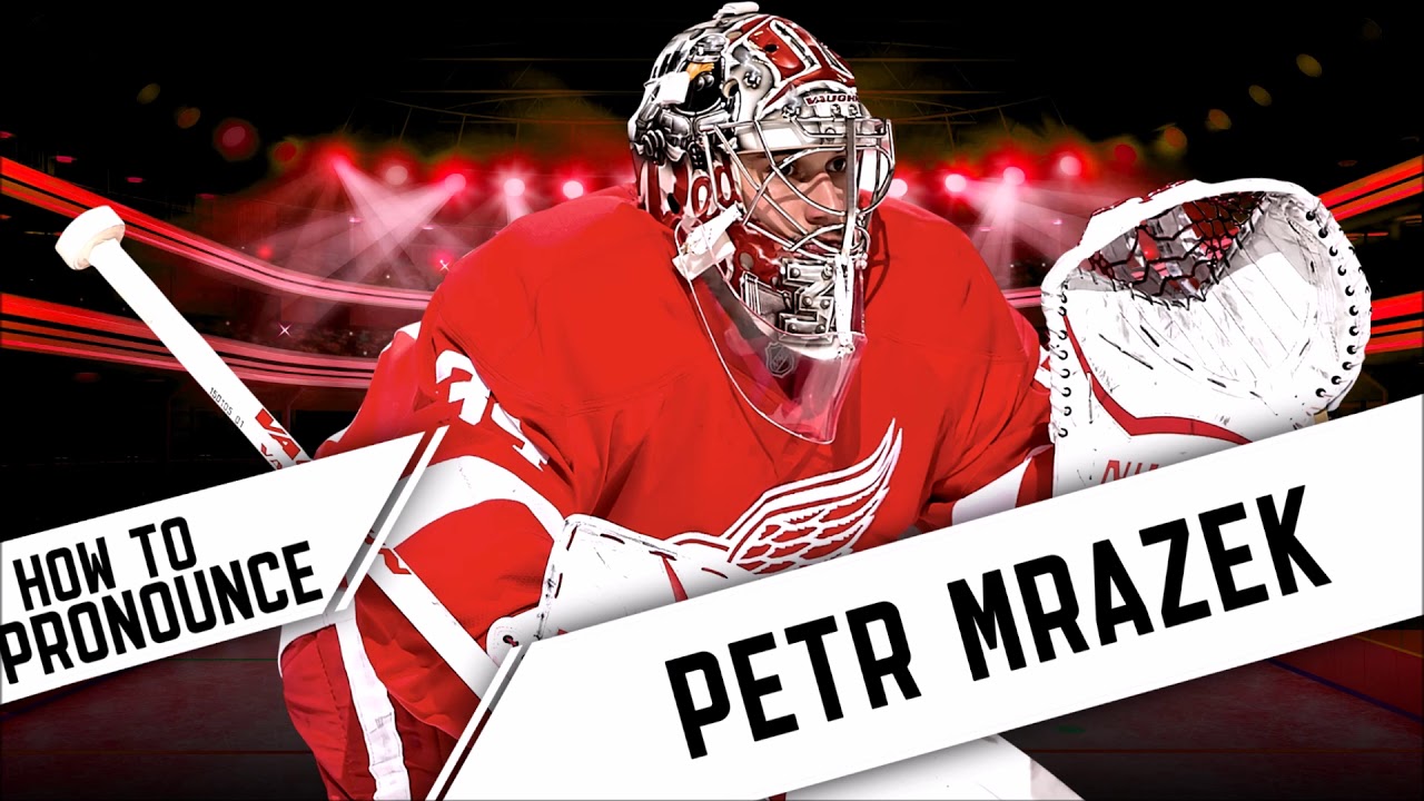 How To Pronounce Petr Mrazek YouTube