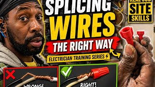 Electrician Training Series ⚡ Splicing Wires Properly (Step-by-Step Basics)