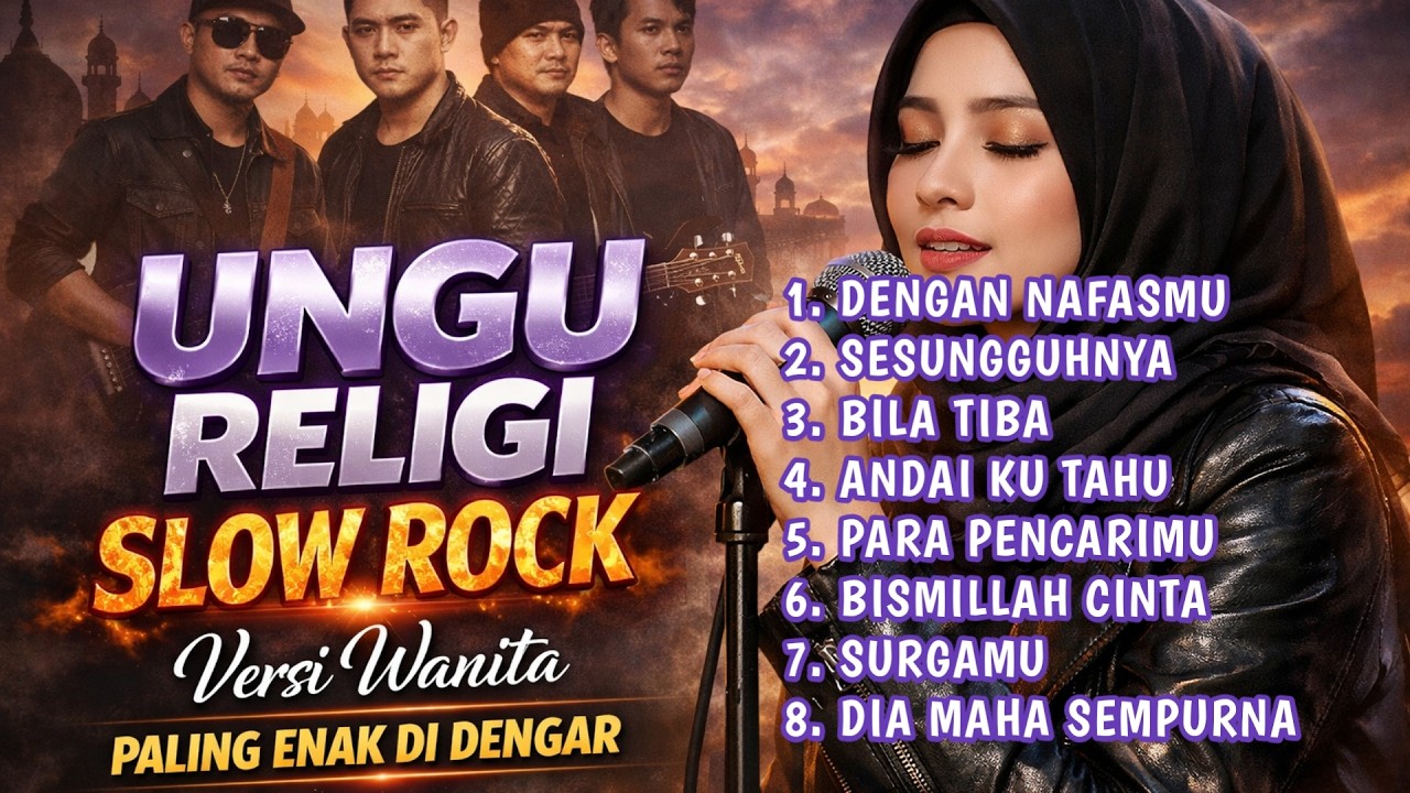Album UNGU Cover Slow Rock 2026 Lagu Religi Menyentuh Hati | Dengan Nafasmu, Andai kau tahu