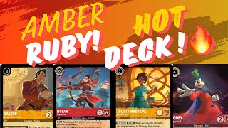 Lorcana - Amber Ruby Deck Profile / In Depth Guide ! NO MUFASA!