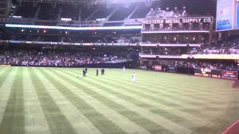 Phillies vs Padres 4/21/2011two dudes run on field