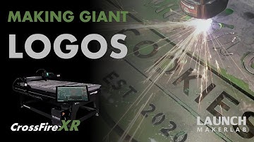 Making Custom Steel Logos & Signs with the Crossfire XR | Launch MakerLab