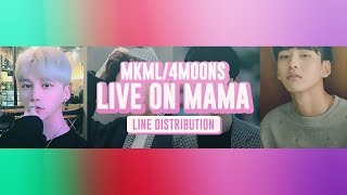 Mkml4Moonsget It, Deja Vu, Chase Me Favoritelive On Mama 2018 Line Distribution