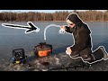 INSANE Early Ice Fishing BEATDOWN! (Cook N' Catch)