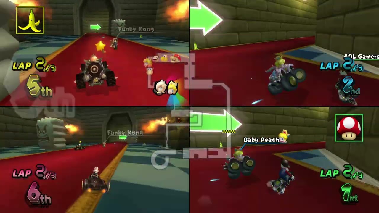 Mario Kart Wii ✦ 4 Players 