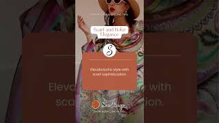 Scarf and Boho Elegance Elevate boho style with scarf sophistication. Combine bohemian flair with s
