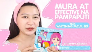 Mura at Effective na Pampaputi Feat. Whitening Facial Set by: Roanne Barroga
